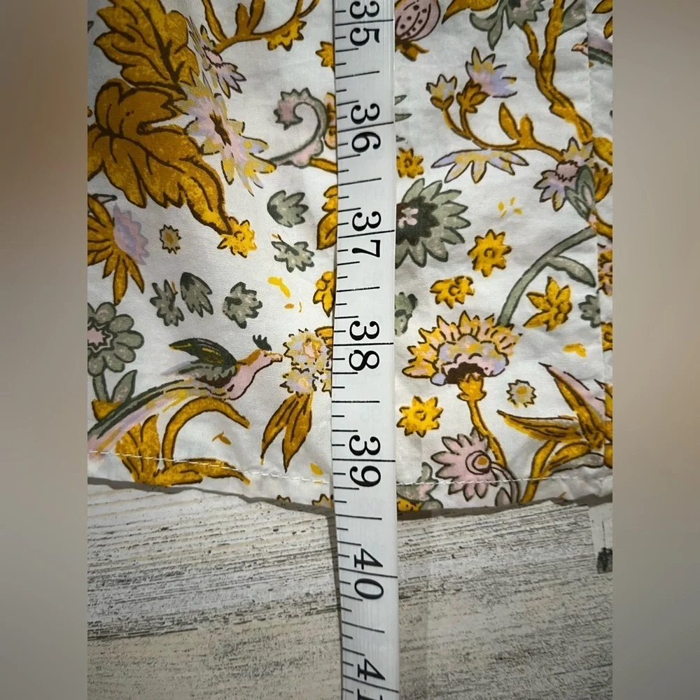 J CREW IVORY FLORAL FORD DRESS SZ 4